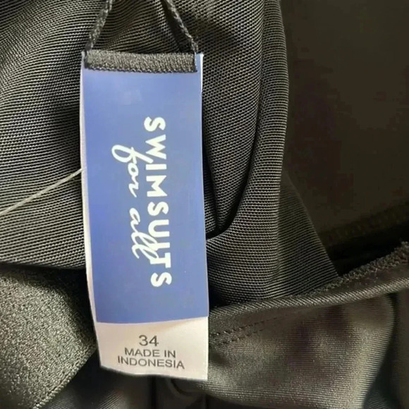 Swimsuits For All Women's NWT Plus Size High-Neck One Piece size 34 - Picture 7 of 9